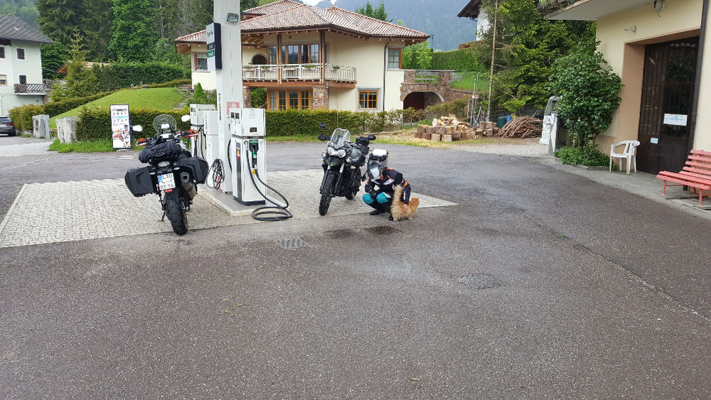 Tanken bei Garfield..... 