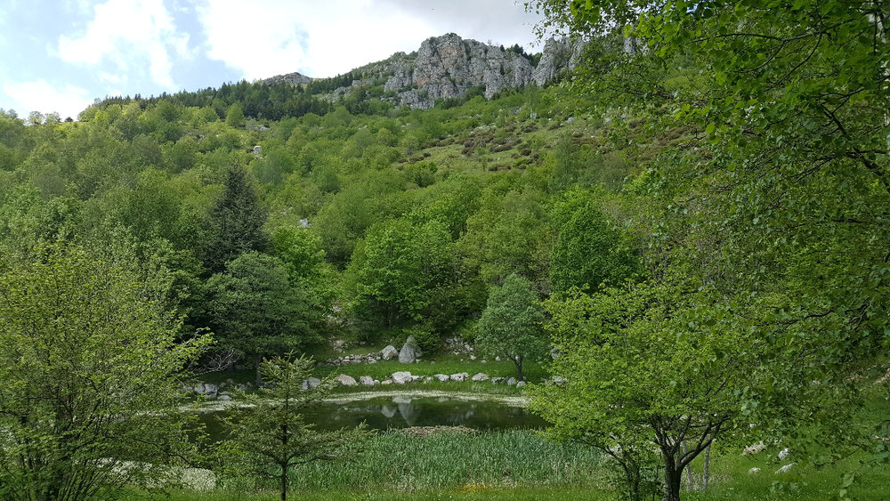 Zum Abschluss noch ein einsamer See....... 