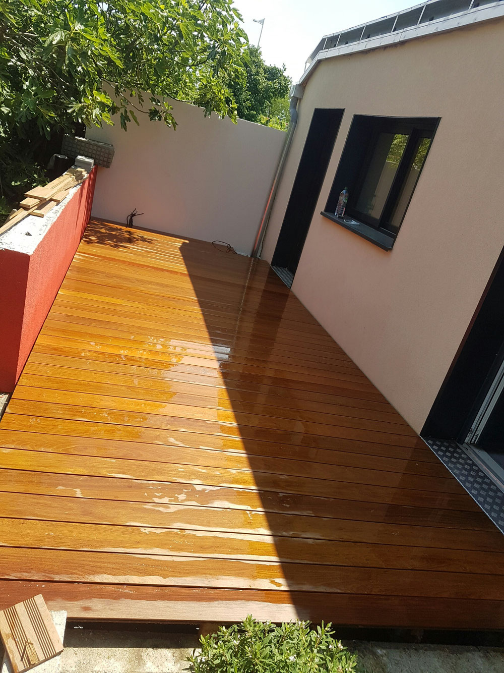 Réalisation terrasse lame en bois 95210 Saint Gratien