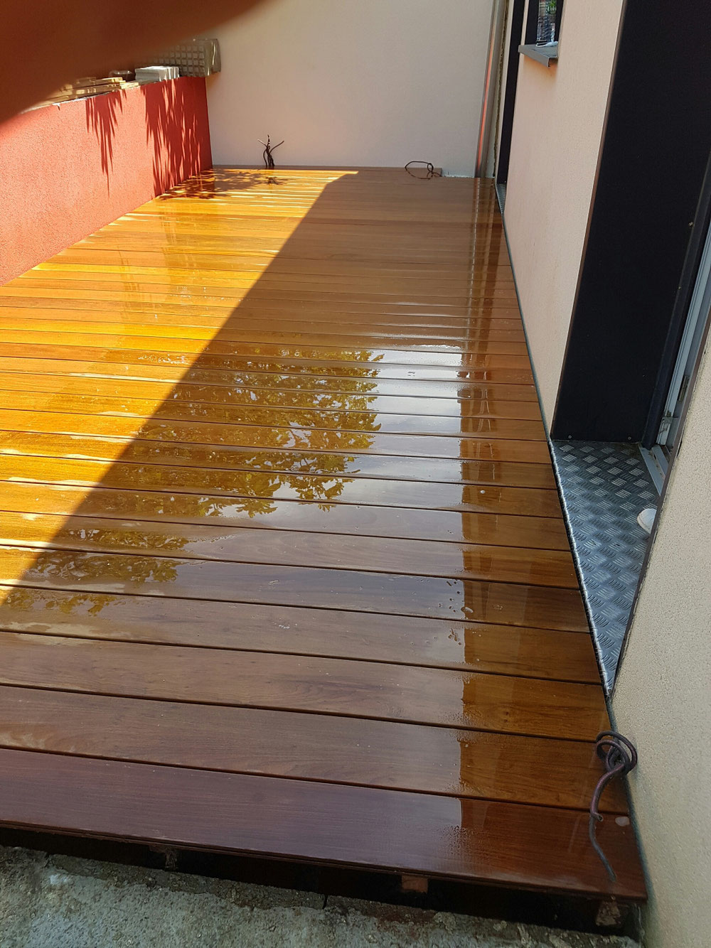 Réalisation terrasse lame en bois 95210 Saint Gratien