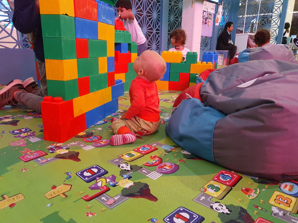 Spielplatz auf dem Flughafen in Doha