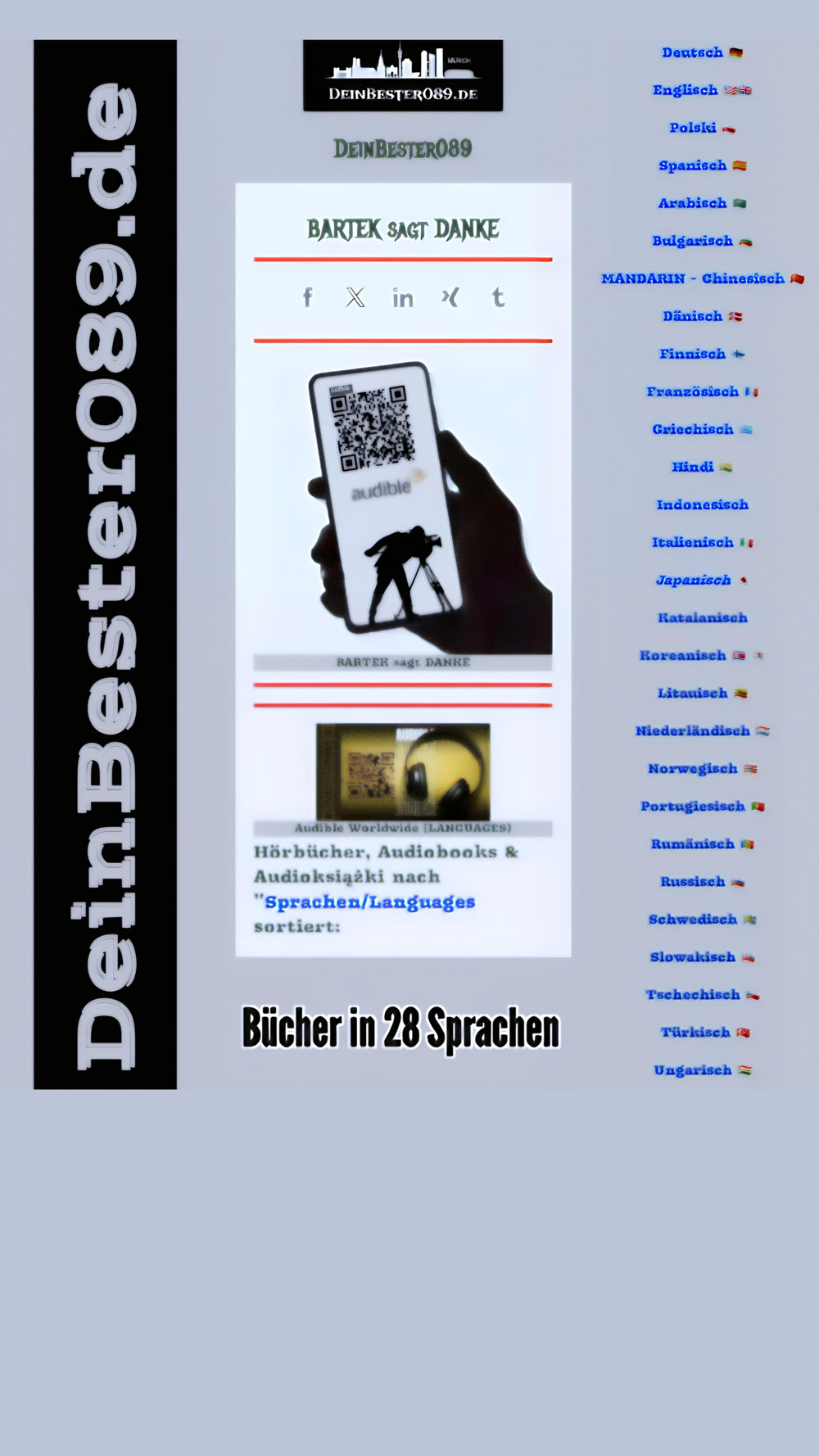 Audiobuchwelt, weltgrößte Audio-Bibliothek, denk daran, du kannst es immer nebenbei, also auch z. B. beim Joggen. Teste einen Monat lang. Spannende Stories uvm..