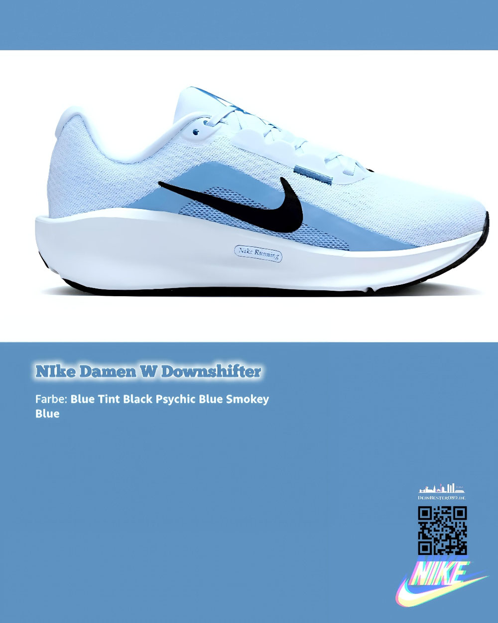 NIKE DOWNSHIFTER 13N DAMEN, hellblau