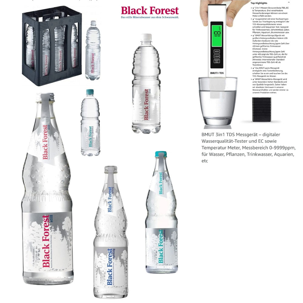 Bestes Wasser + TDS Messgerät