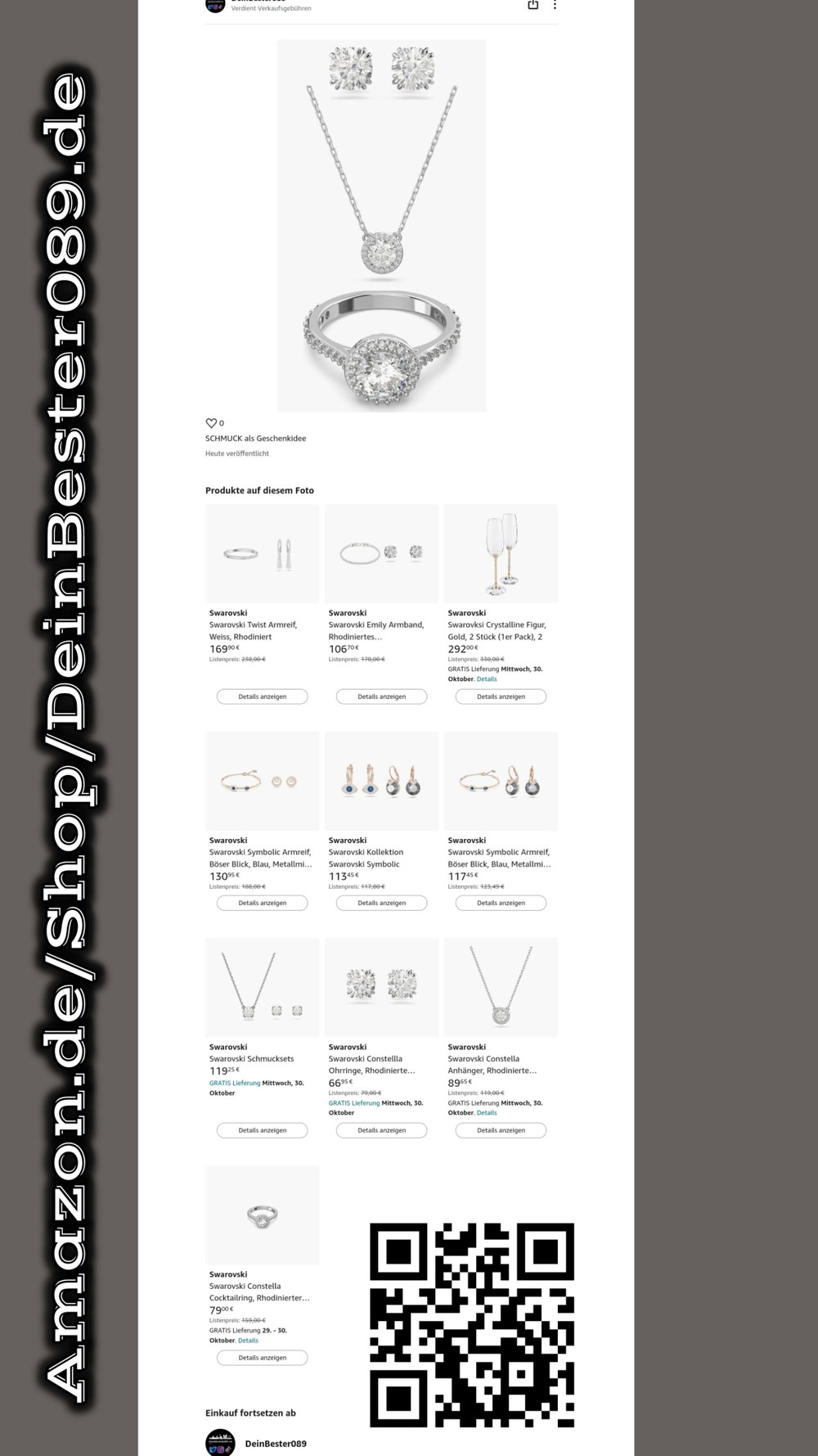 Eleganter Schmuck von Swarowski