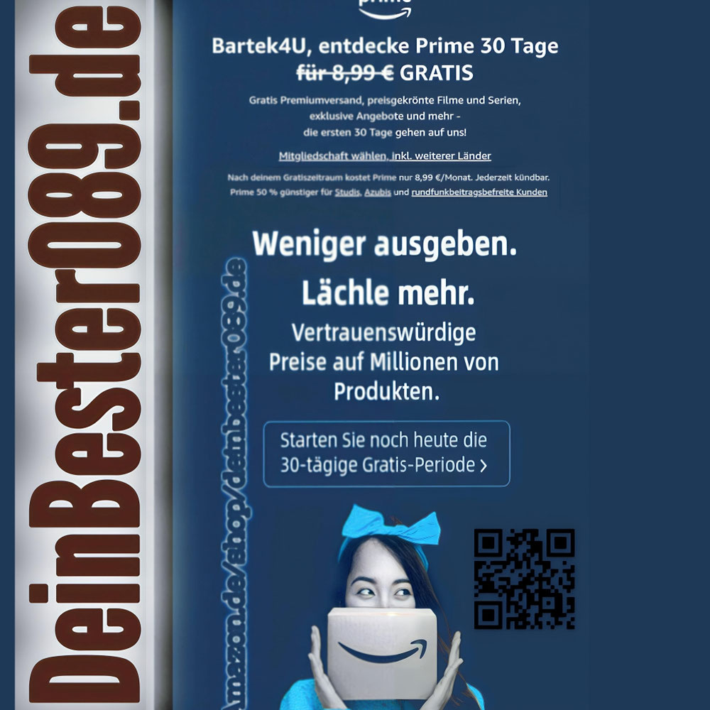 AMAZON PRIME, damit träg es sich leichter ;) 