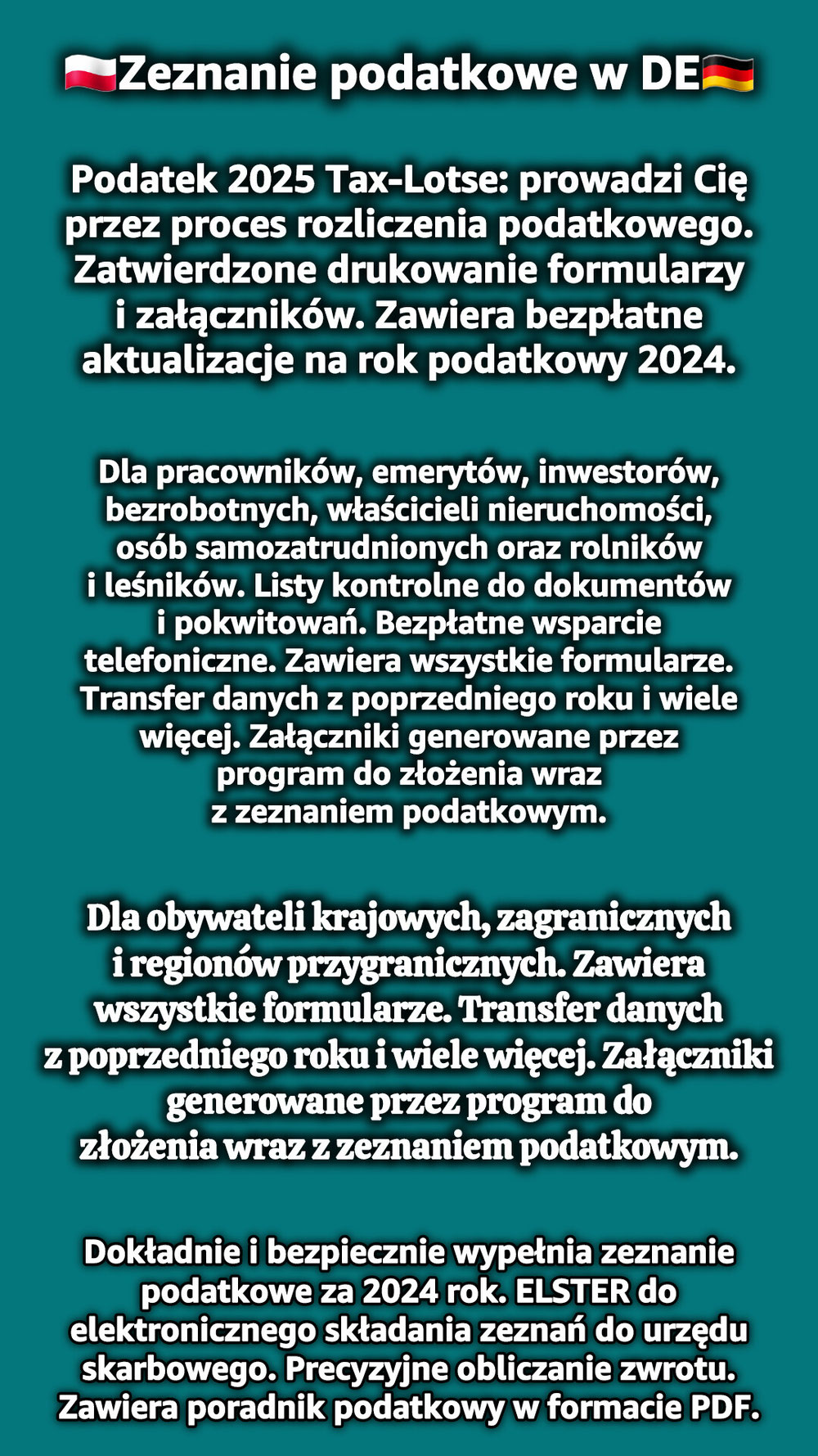 (Steuererklärung) "ZEZNANIE PODATKOWEVW NIEMCZECH" Łatwo i taniutko. #PolacyWNiemczech 