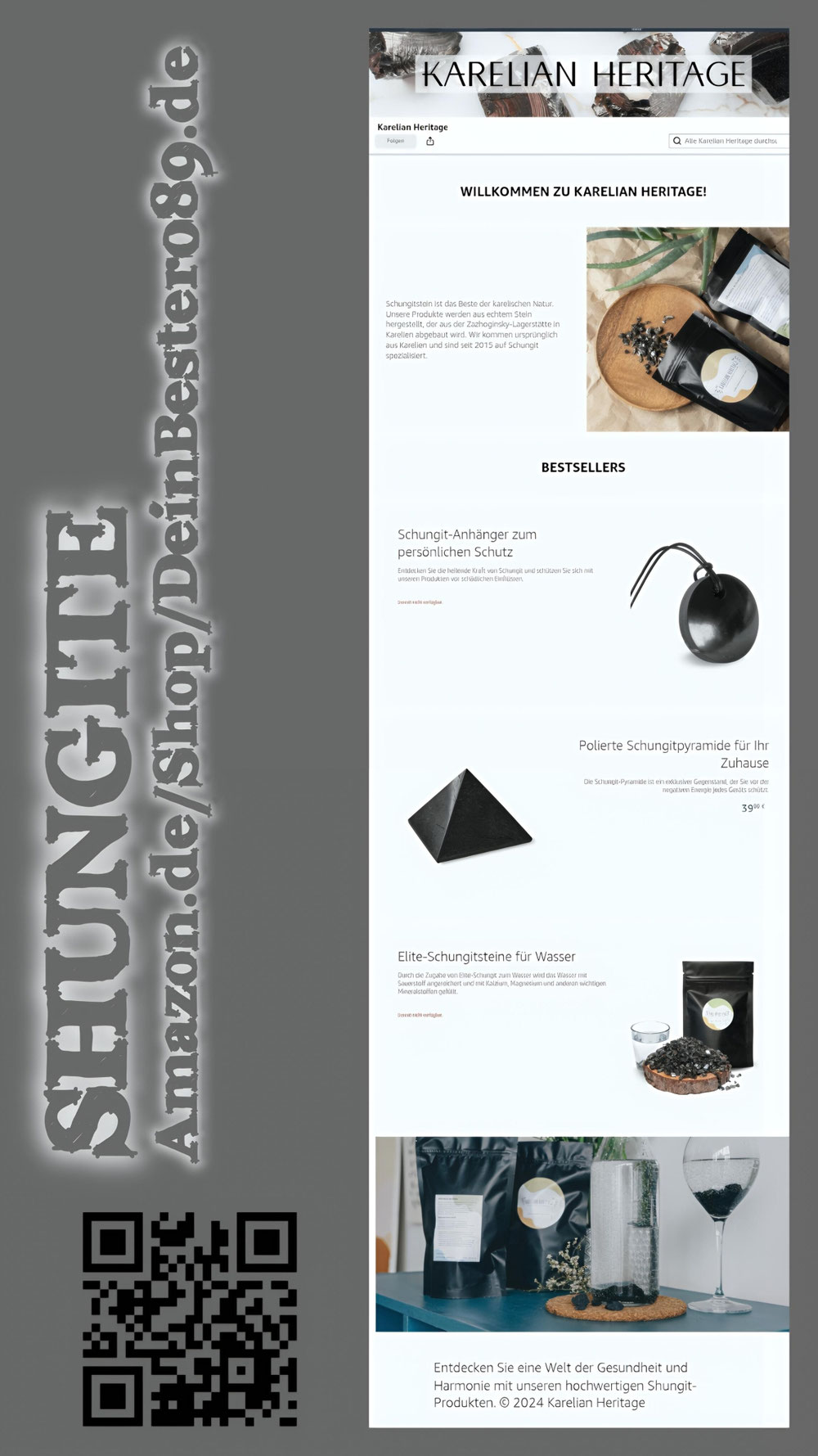 Schungit (engl. Shungite) ist ein kohlenstoffreiches, schwarzes Gestein aus Russland, das in der Esoterik und Naturheilkunde vor allem zur Wasserfilterung, zum Schutz vor Elektrosmog und als energetischer Schutzstein eingesetzt wird