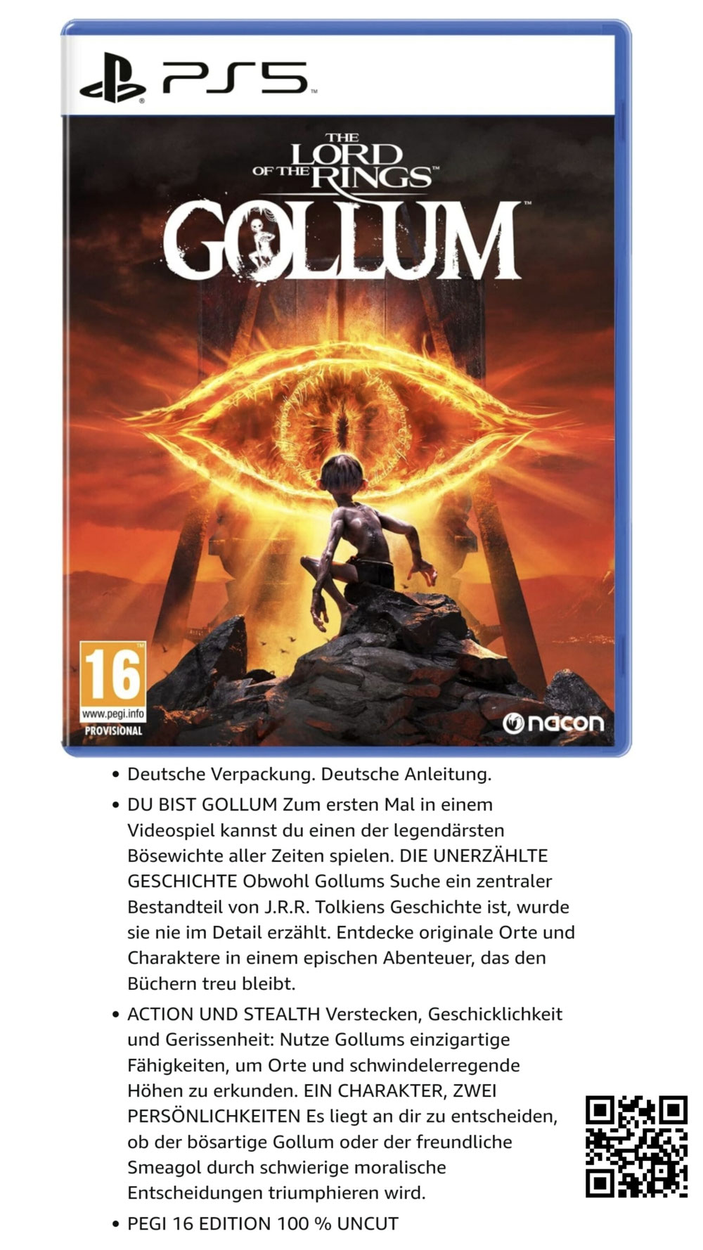 GOLLUM (PS5 -SPIEL)