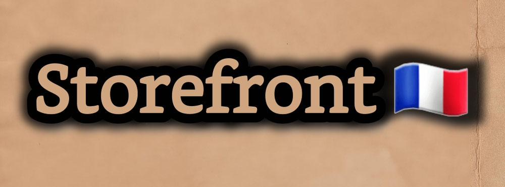 STOREFONT FRANCE 