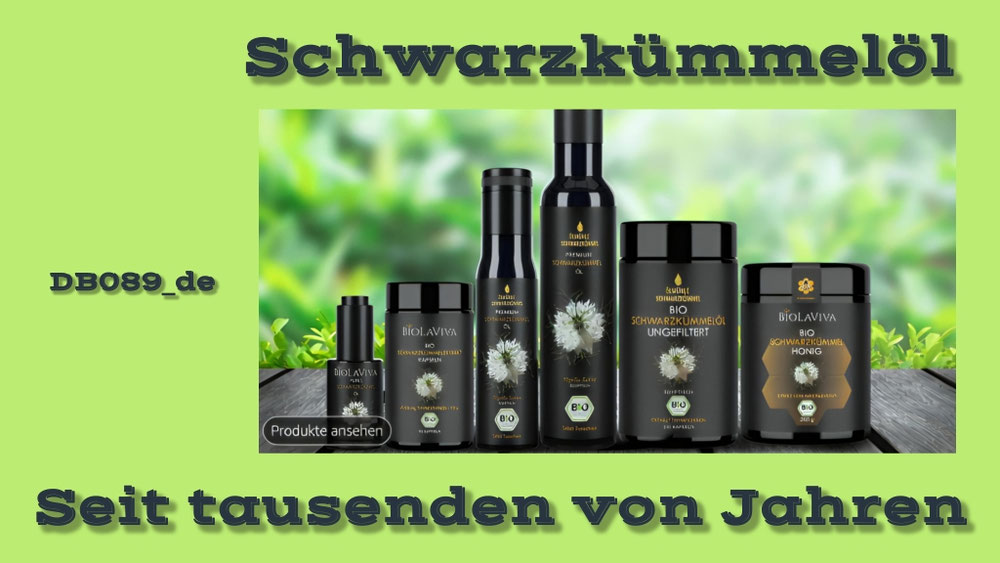 Schwarzkümmelöl, eines der gesündesten Tipps der Welt