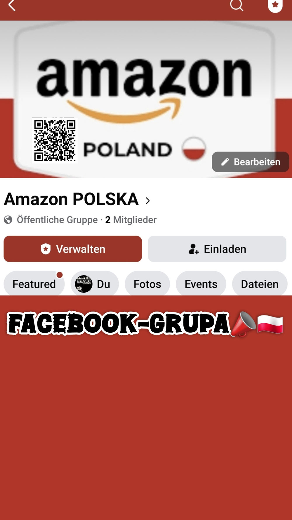 Facebook Grupa - Amazon POLSKA
