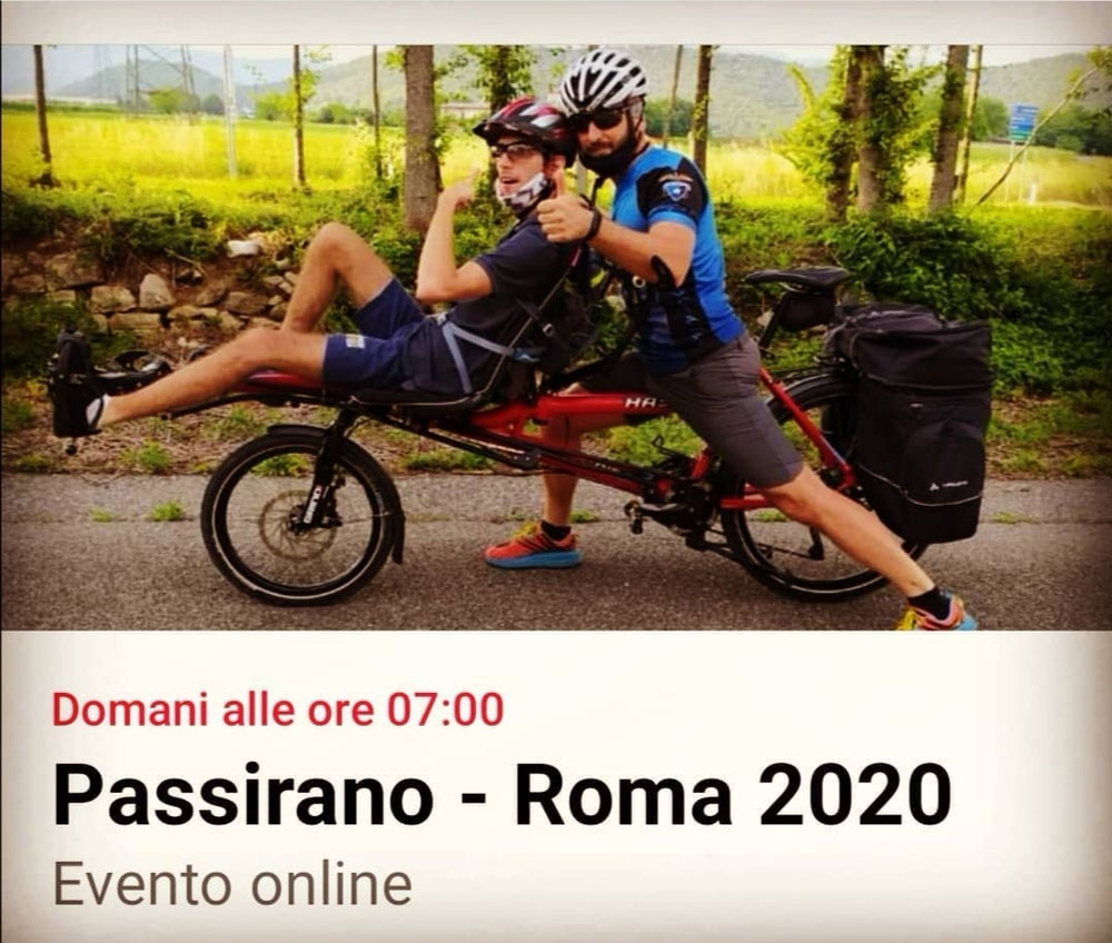 27 giugno 2020 partenza per Roma 