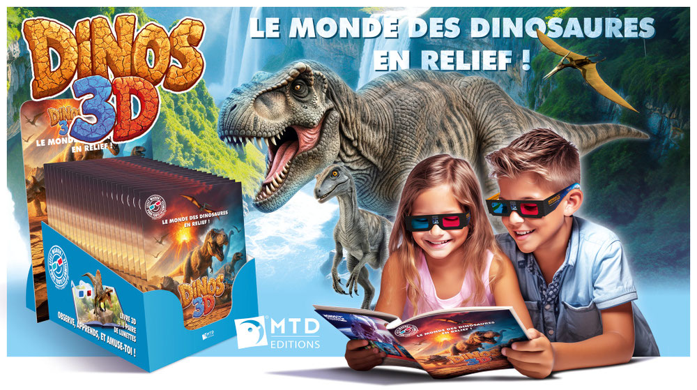 Anaglyphes Dinosaures : Dinos 3D © Auteur/Infographiste Christophe Houlès