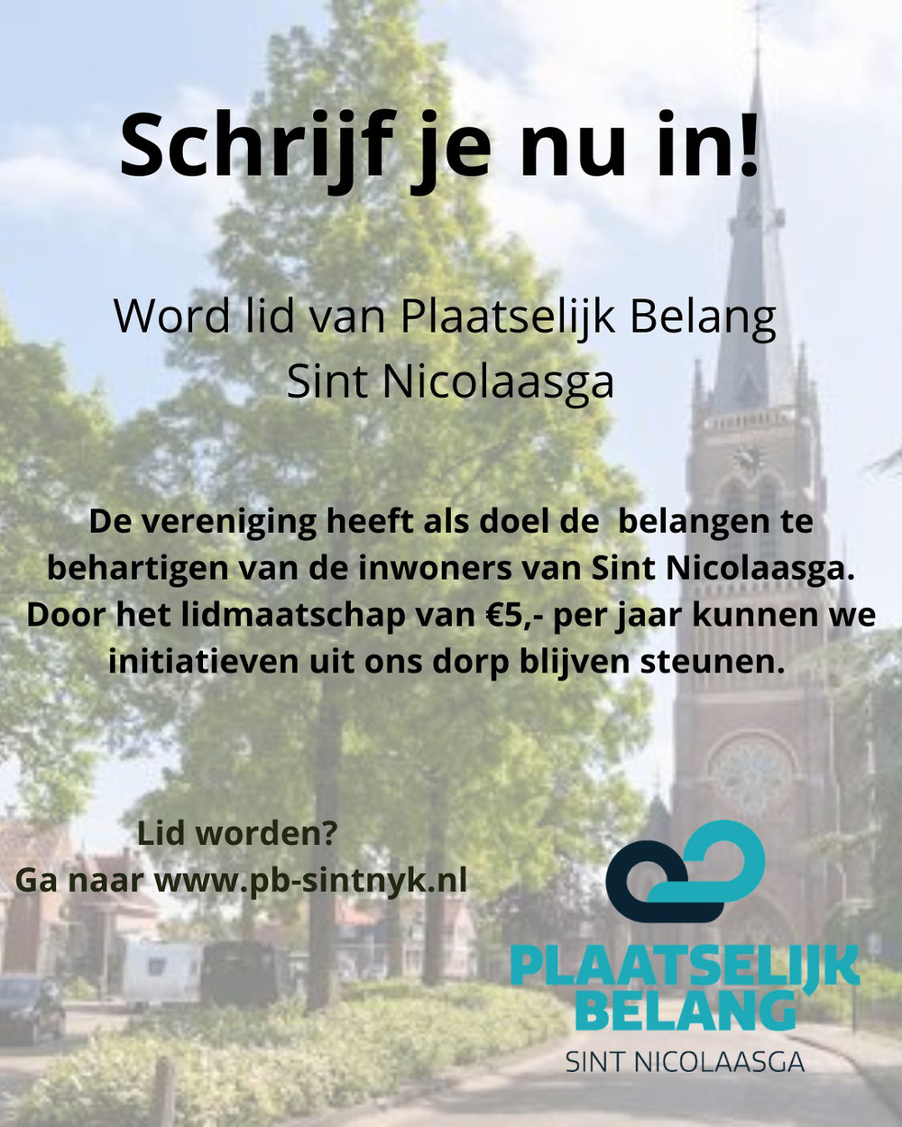 Lidmaatschap Plaatselijk Belang Sint Nicolaasga 