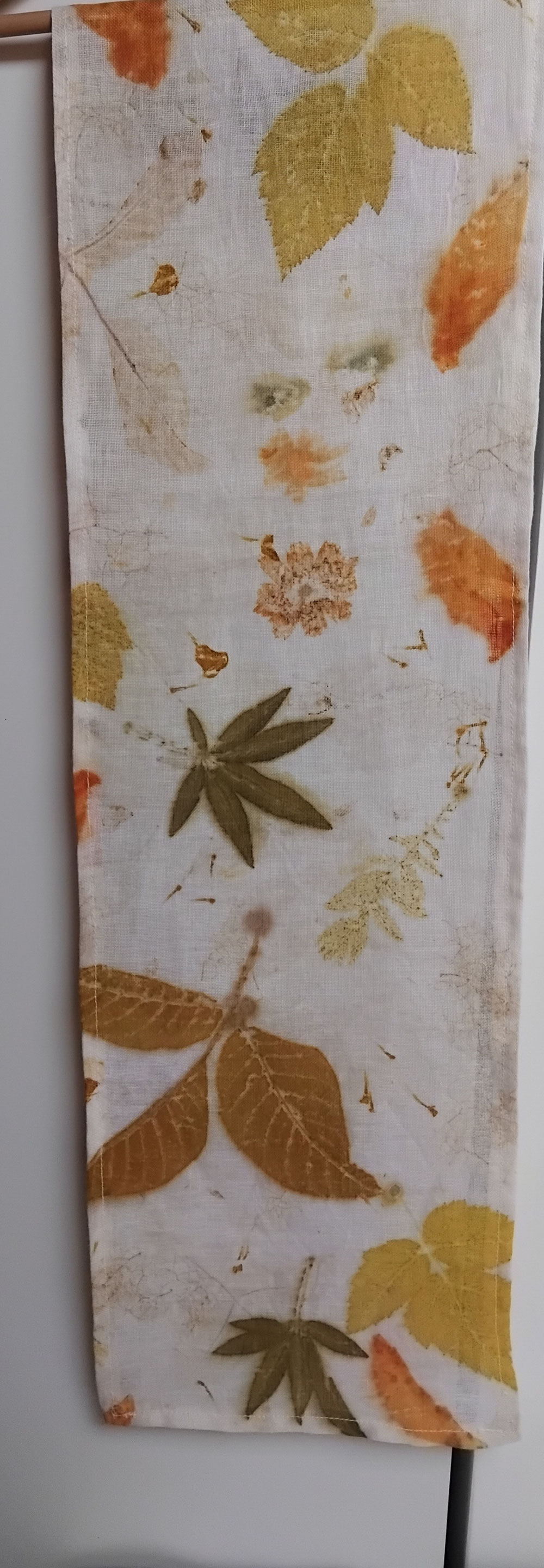 Chemin de table en écoprint 100cm ×23cm.