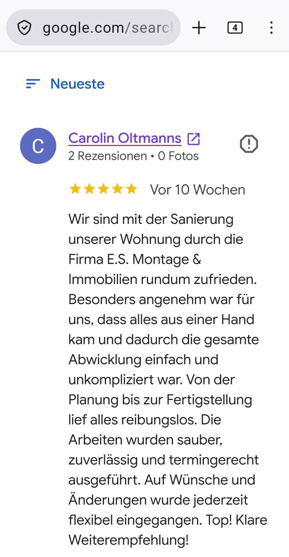 Wohnung Sanierung Ostflidern