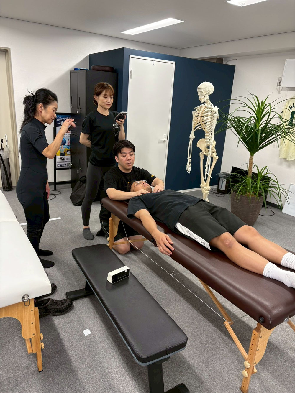 鎖骨・肩甲骨の調整