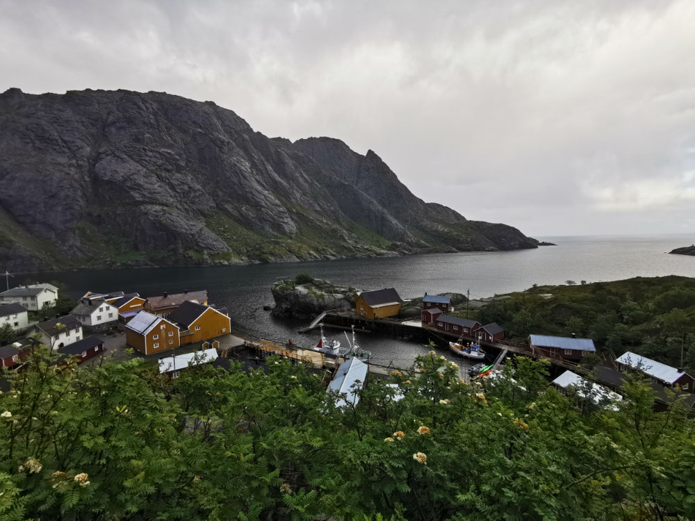 Aussicht über Nusfjord