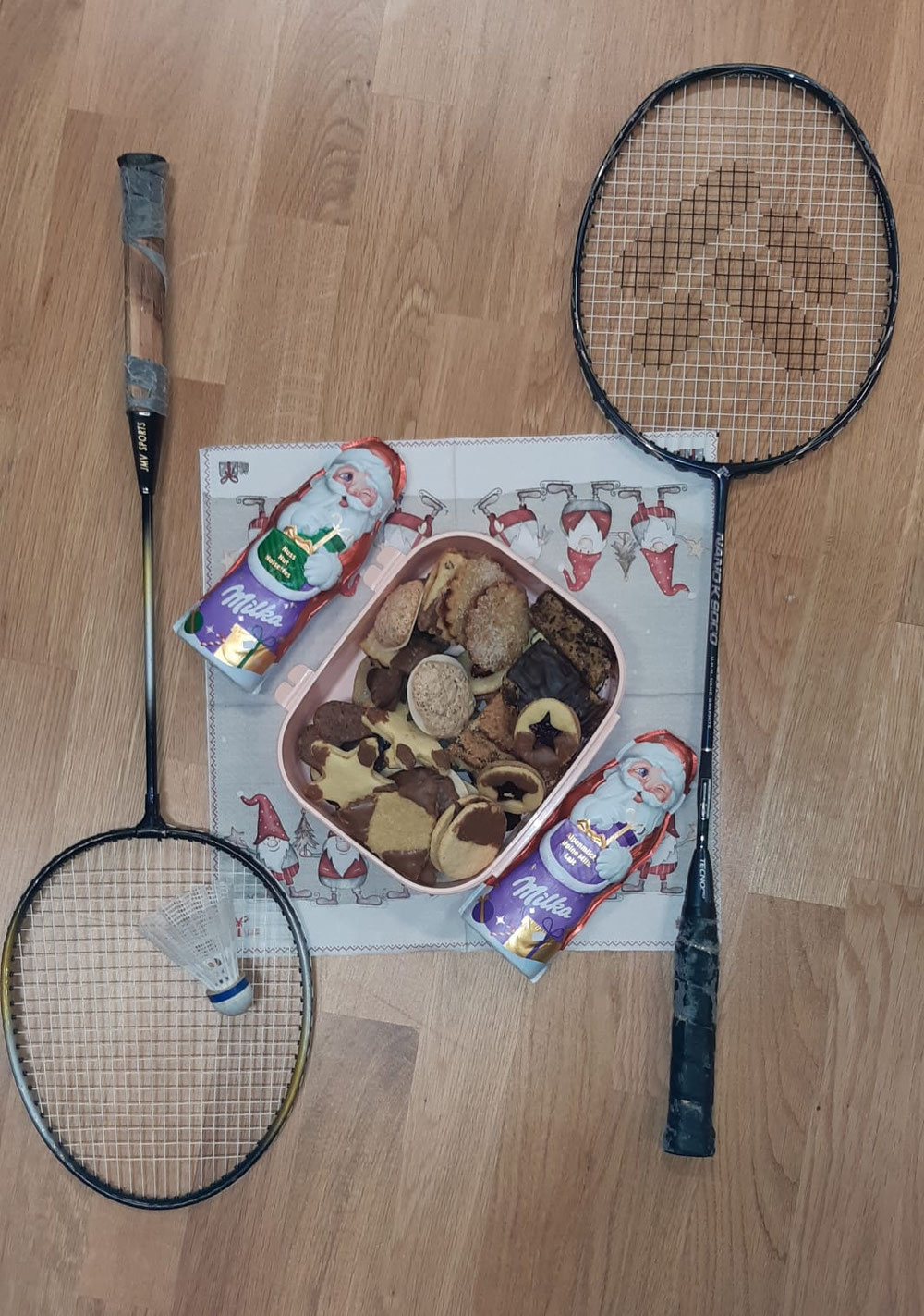 Nach dem Sport, gibt es natürlich auch Gesellichkeit