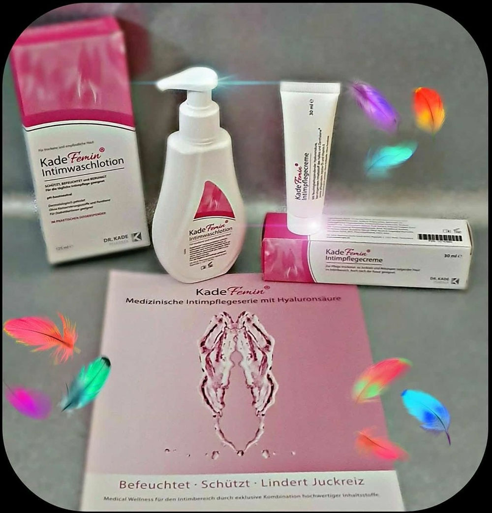 Auf GoFeminin Seite gewonnen. Intim Pflege Produkte! ♡