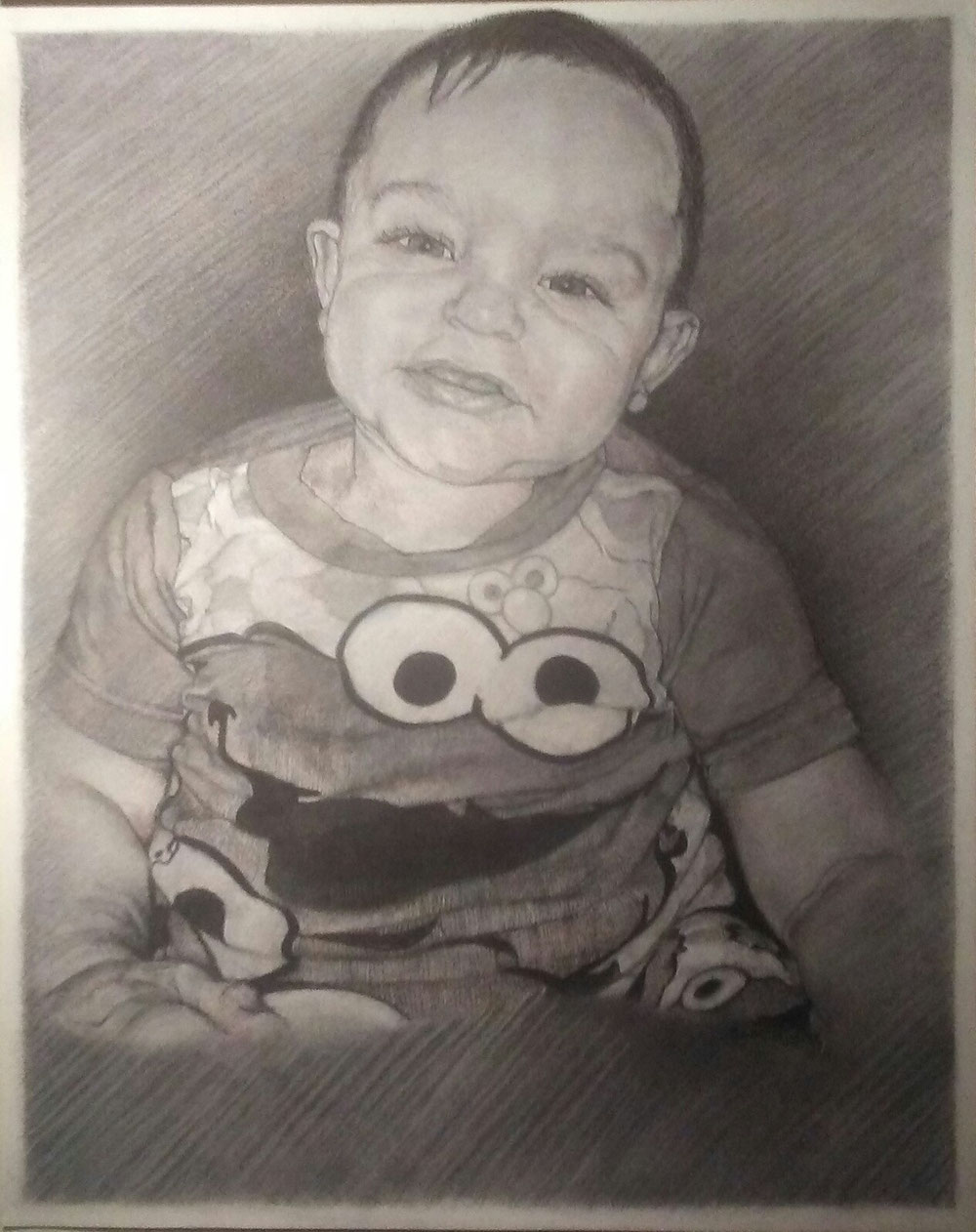 Everette - ...Finished! 😃 Now for the matting touch, and I know his mom will be so happy to have it~ Next up... pastel portraits of two individual's who have passed. Whenever I draw these portraits in particular, the Light of the Most High Divine shine's upon them. Stay tuned... I'll be bringing 'em aboard tomorrow from pencil sketch to life-like color, right before your eyes. "Cheerio"~