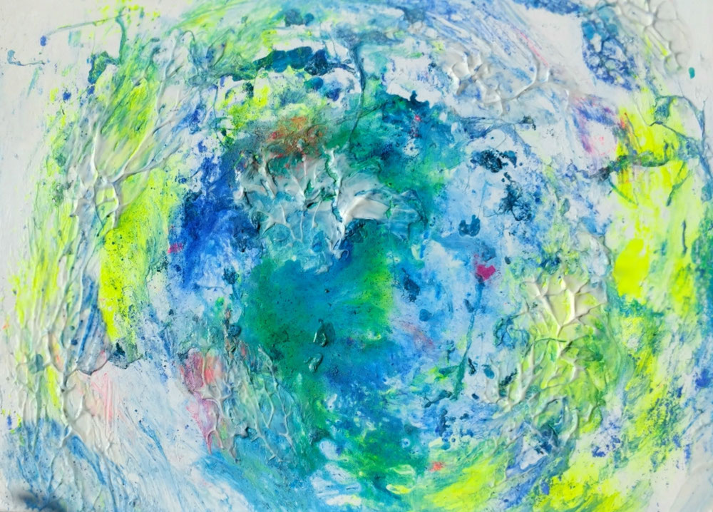 Anne Herzog, Amour, mixed media, 50cmx70cm, France, 2026. 