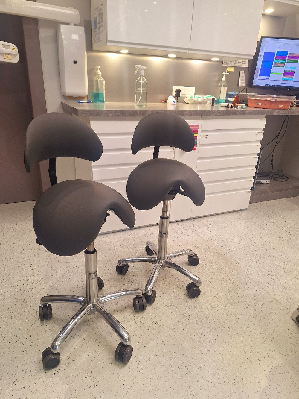 Fauteuil du dentiste. 