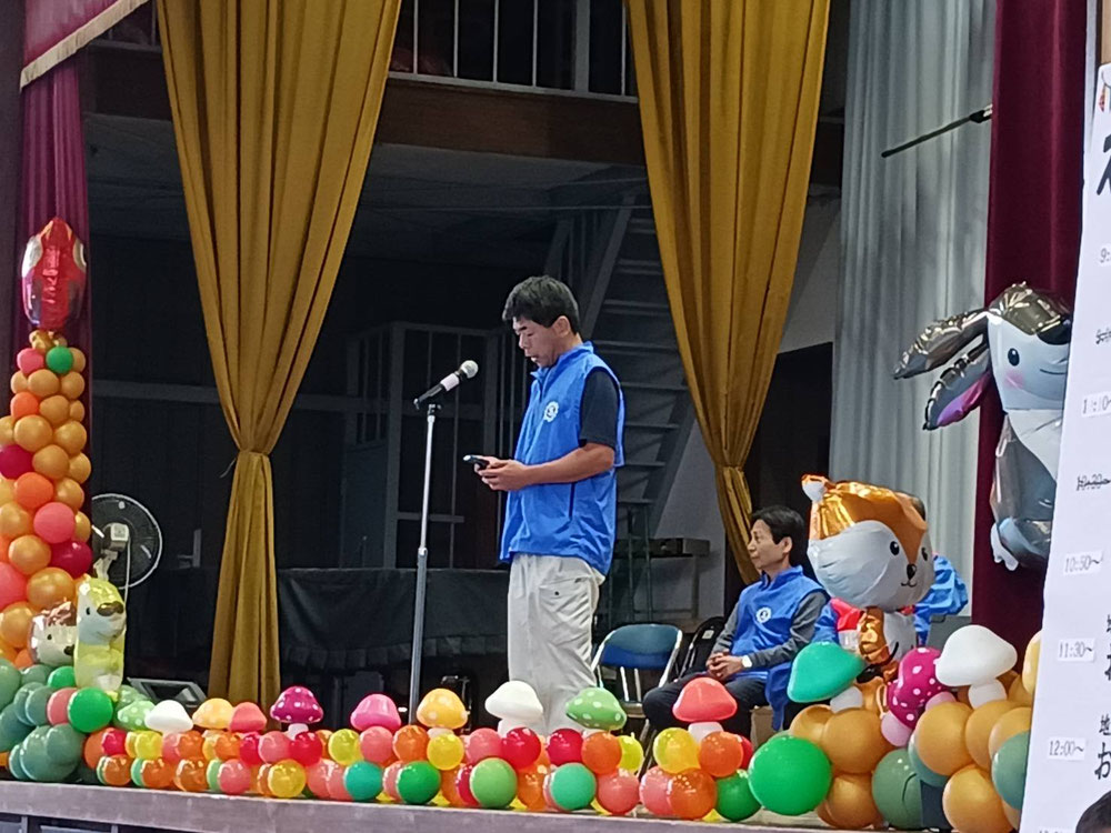 開会の挨拶をしました。