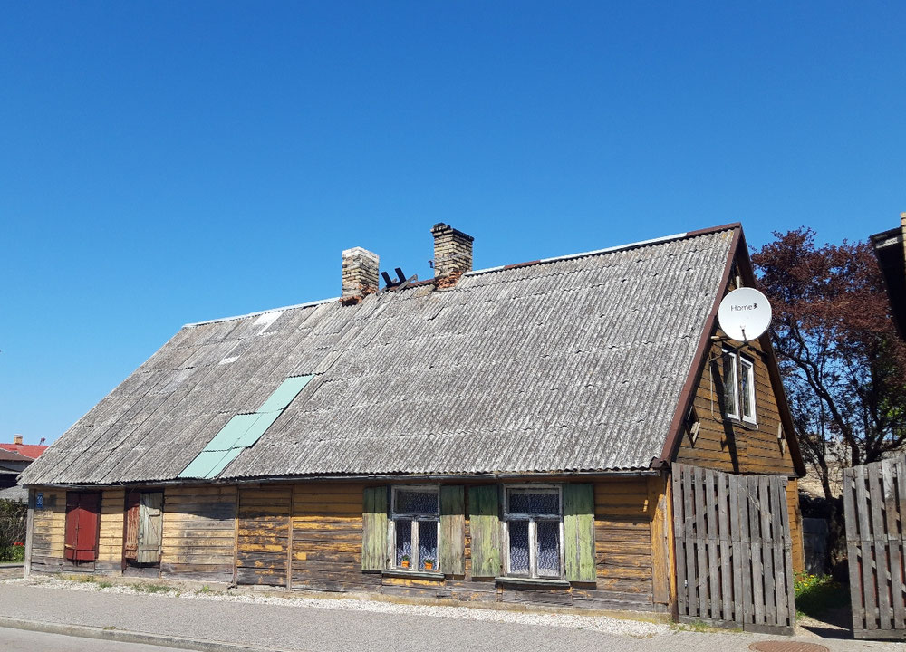 Altes und gepflegtes Holzhaus