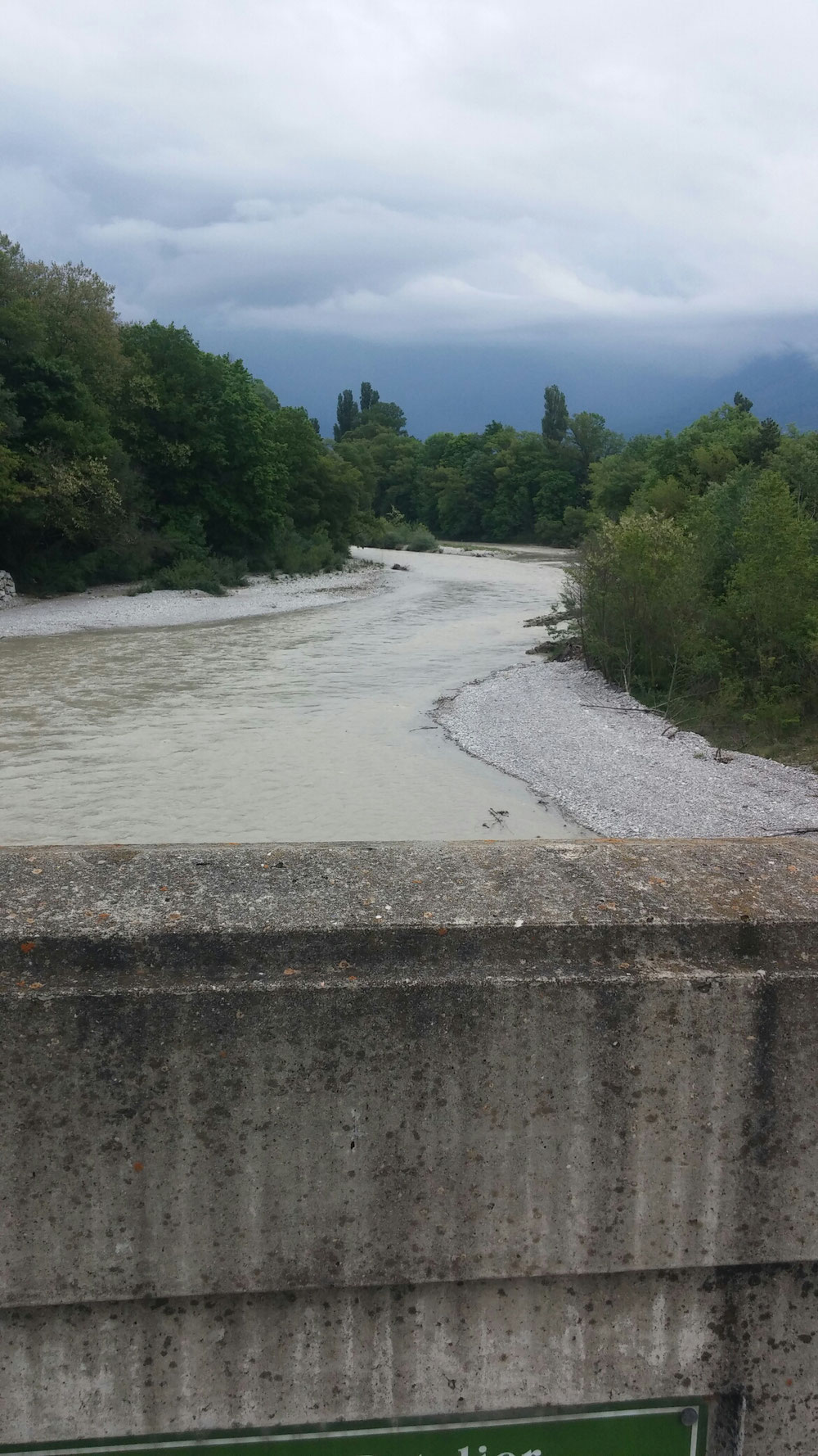 Die Drome, mit Aussicht auf das nächste Gewitter