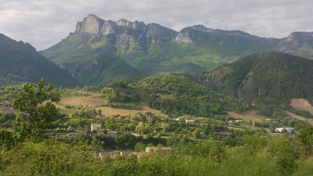 So grün ist das Tal der Drome bei Saillans heute