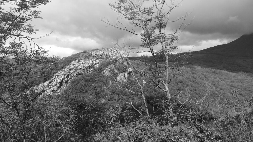 Landschaft an der oberen Rhone