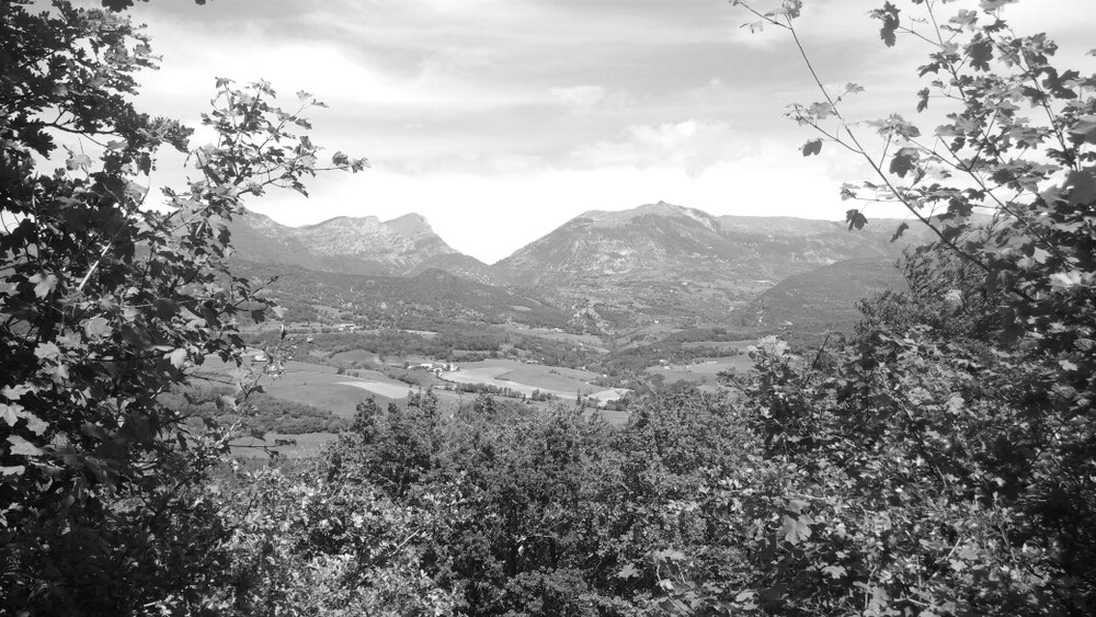 Rückblick auf den Pass La Chaudiere