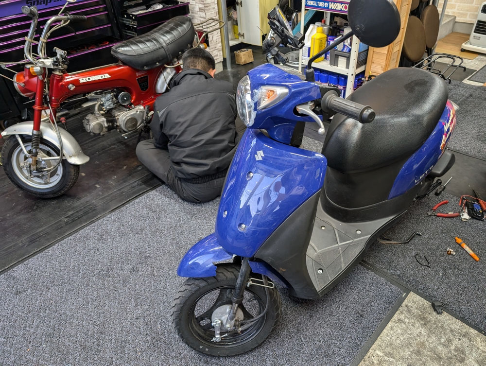 SUZUKI新型レッツ　HONDA　DAX