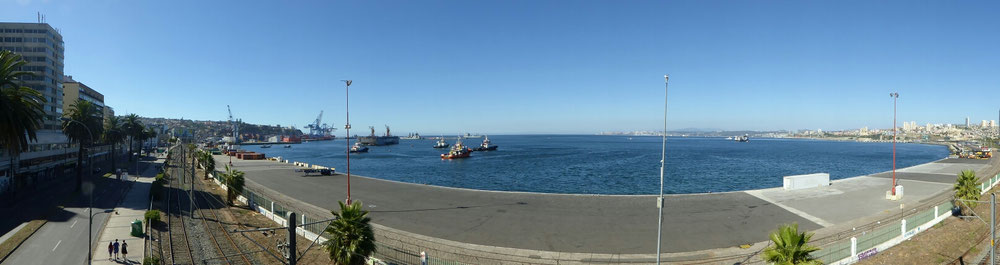 Panorama der Küste