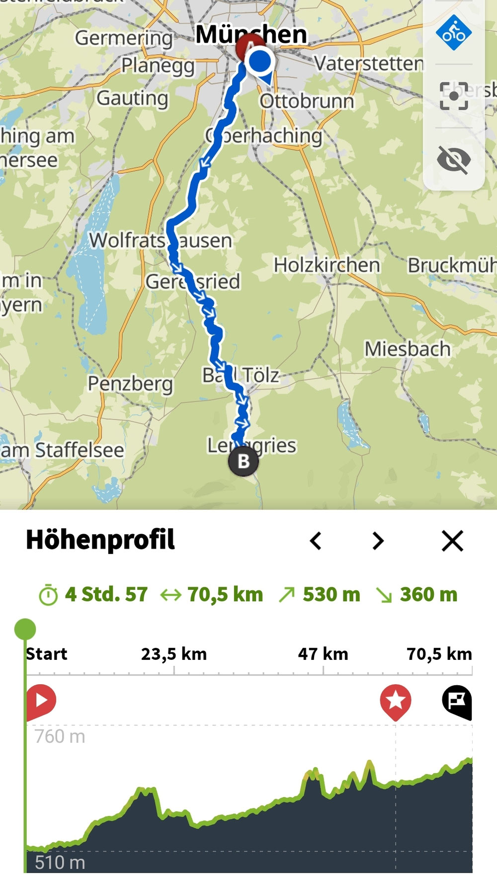 Komoot Etappe 1