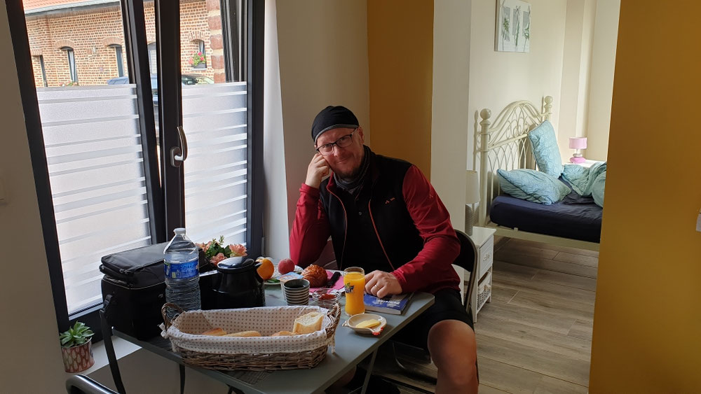 Französisches Frühstück in Fromelles