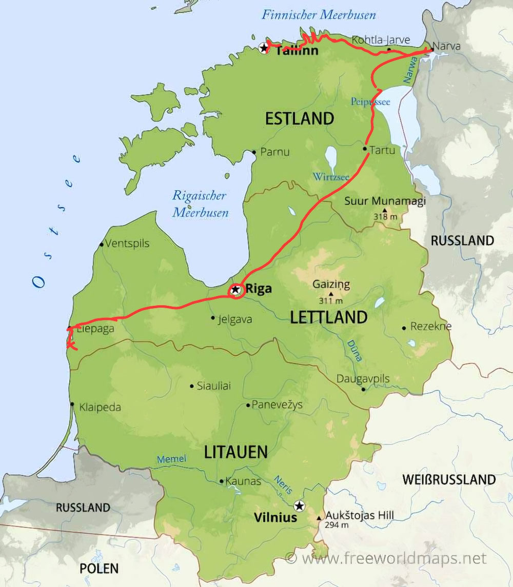 Bisherige Tour