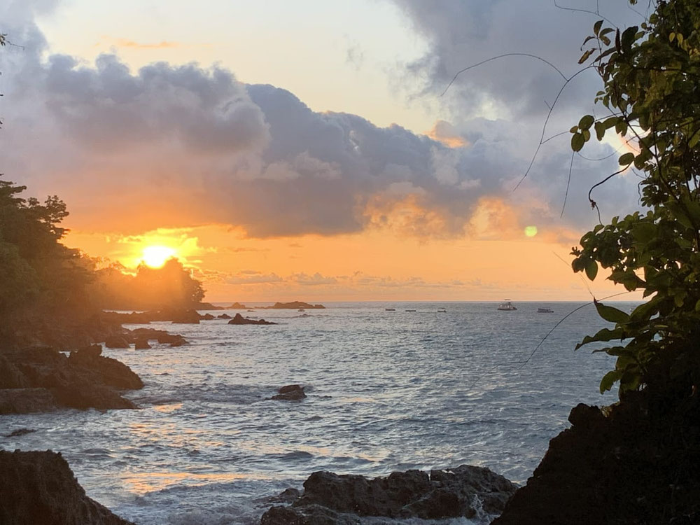 Sonnenuntergang am Strand 