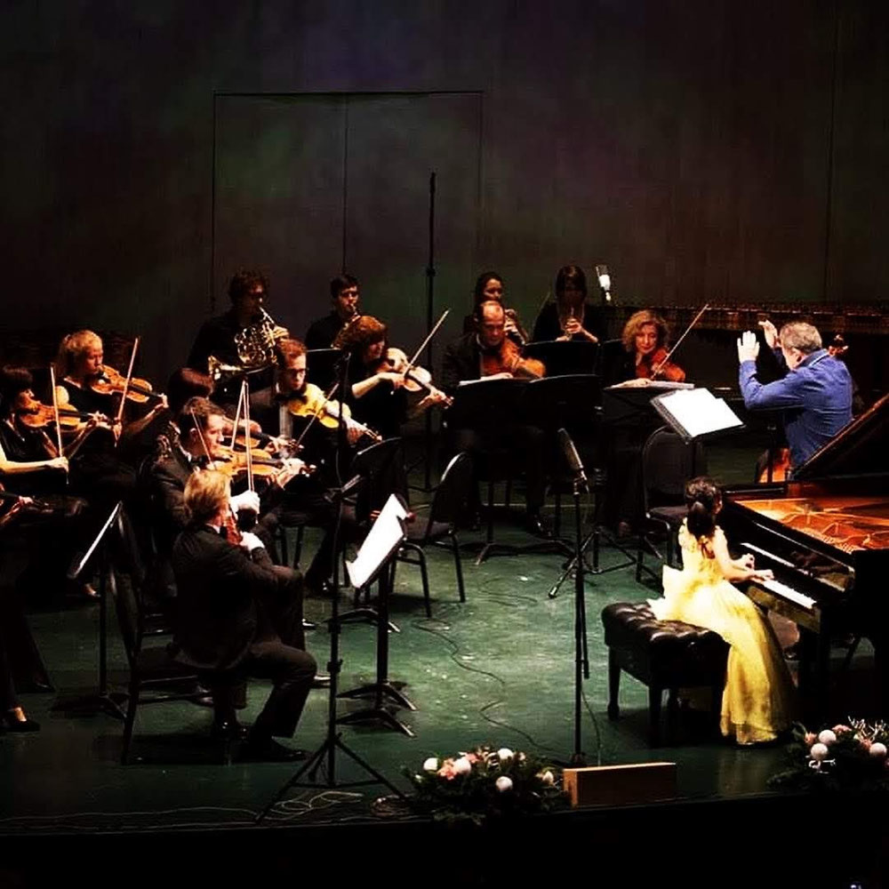 🇷🇺モスクワ スピヴァコフ財団からのご招待で「Moscow meets friends」閉会式にて(9歳)Mozart Piano concerto を演奏。