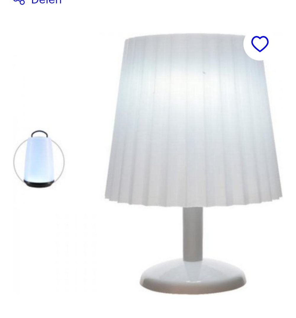 Tafellamp dimbaar