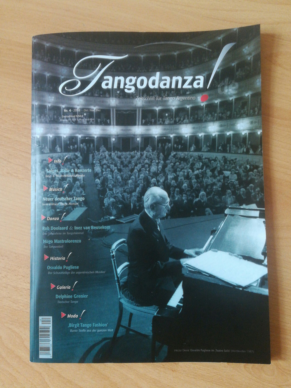 Tangodanza - Zeitschrift für Tango Argentino (Nr. 4, 2018)