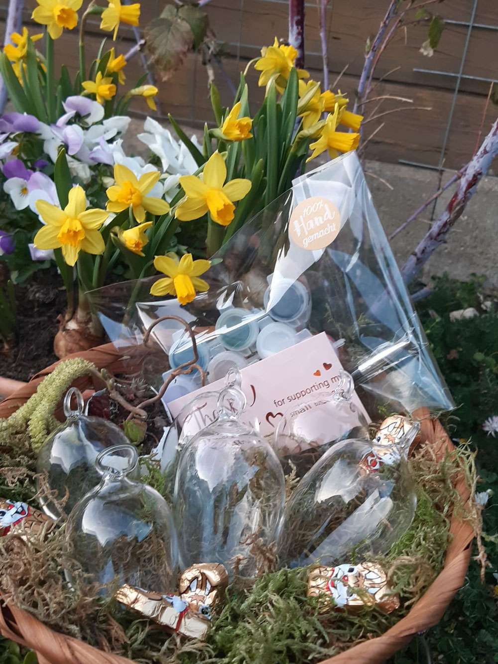 DIY Glaseier zum bemalen 