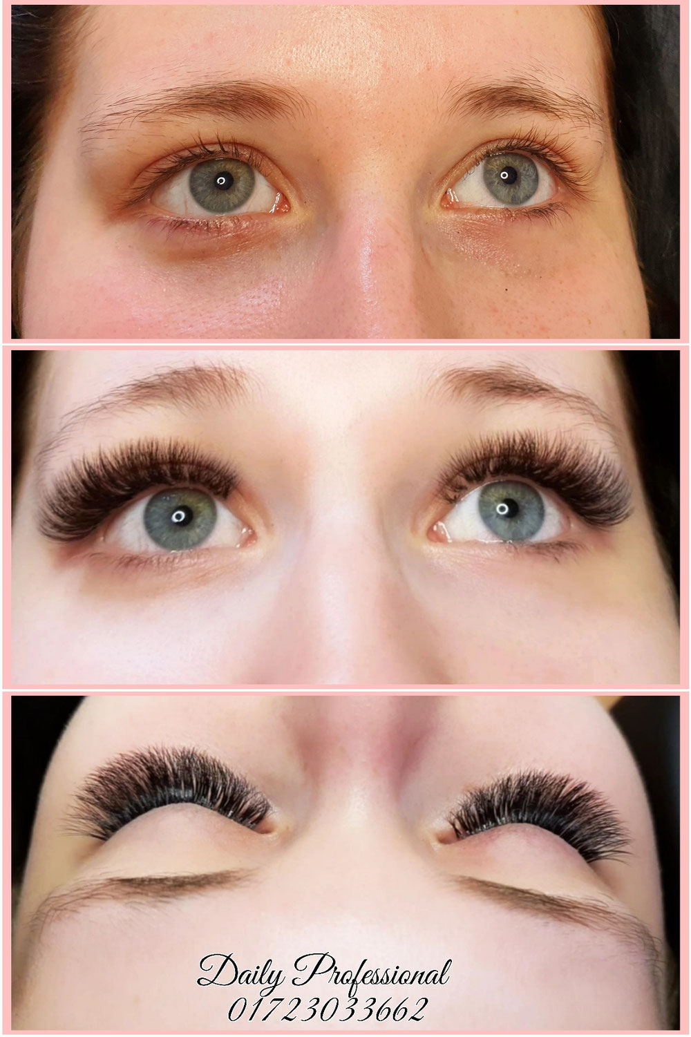 Neu Anlage Wimpernverlängerung Volumentechnik 
