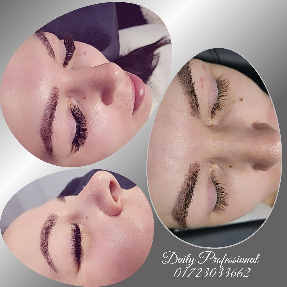 Neu Anlage Wimpernverlängerung Volumentechnik 