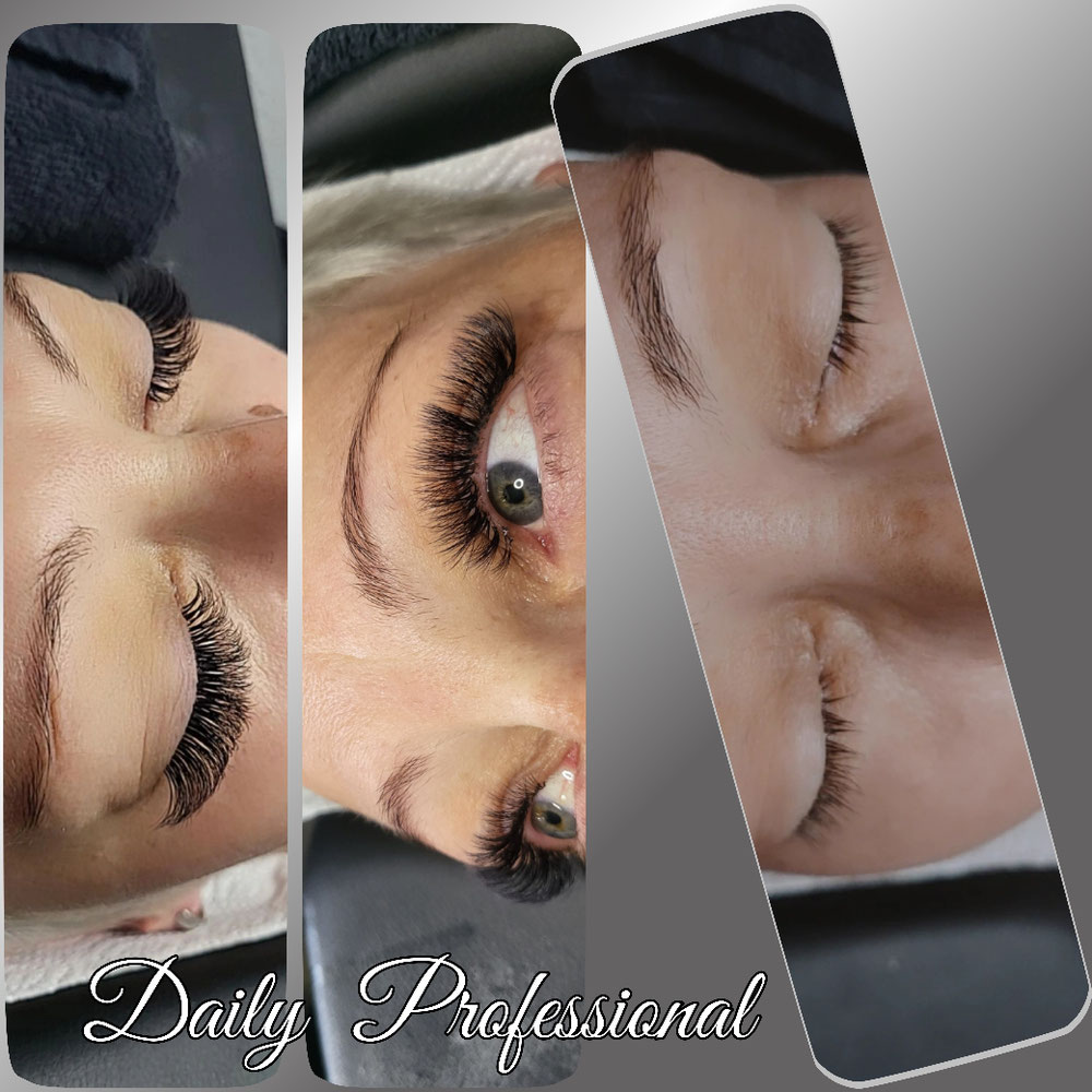 Neu Anlage Wimpernverlängerung Volumentechnik 