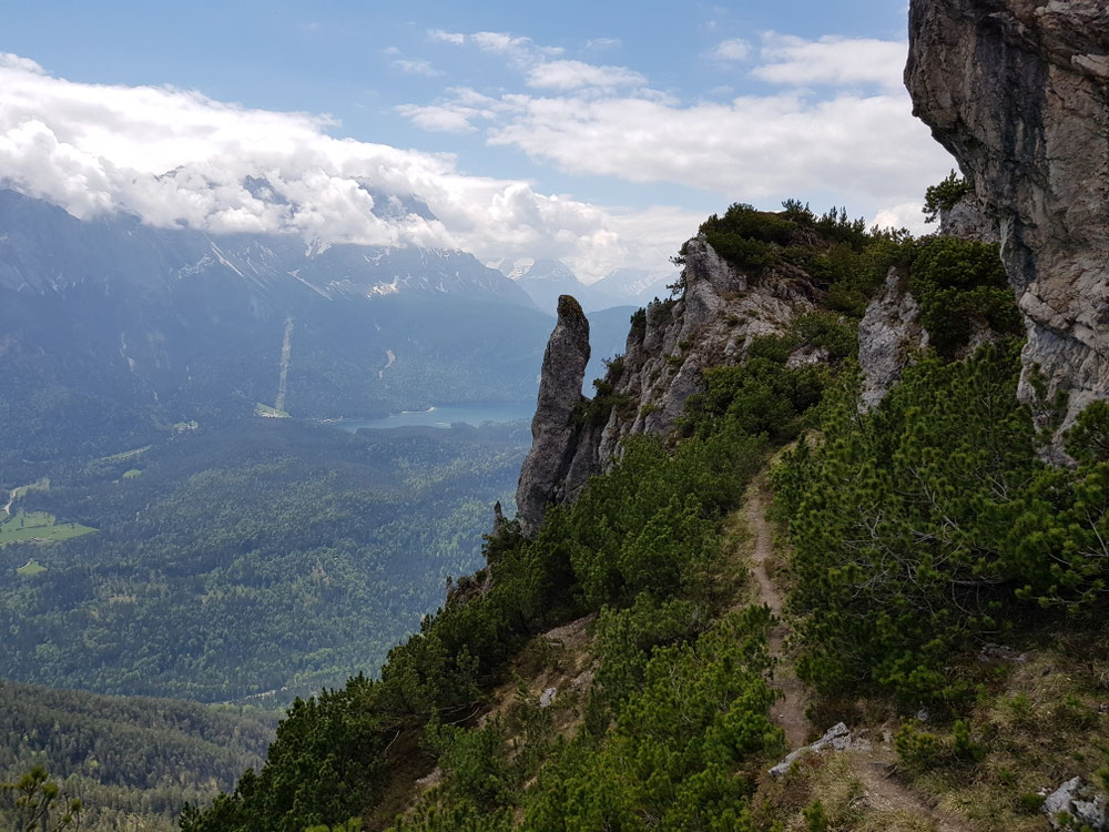 Am Gratweg Richtung Hoher Ziegspitz