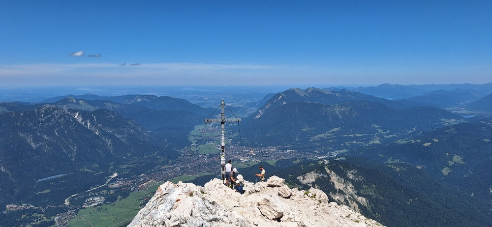 Gipfelpanorama Richtung Nord