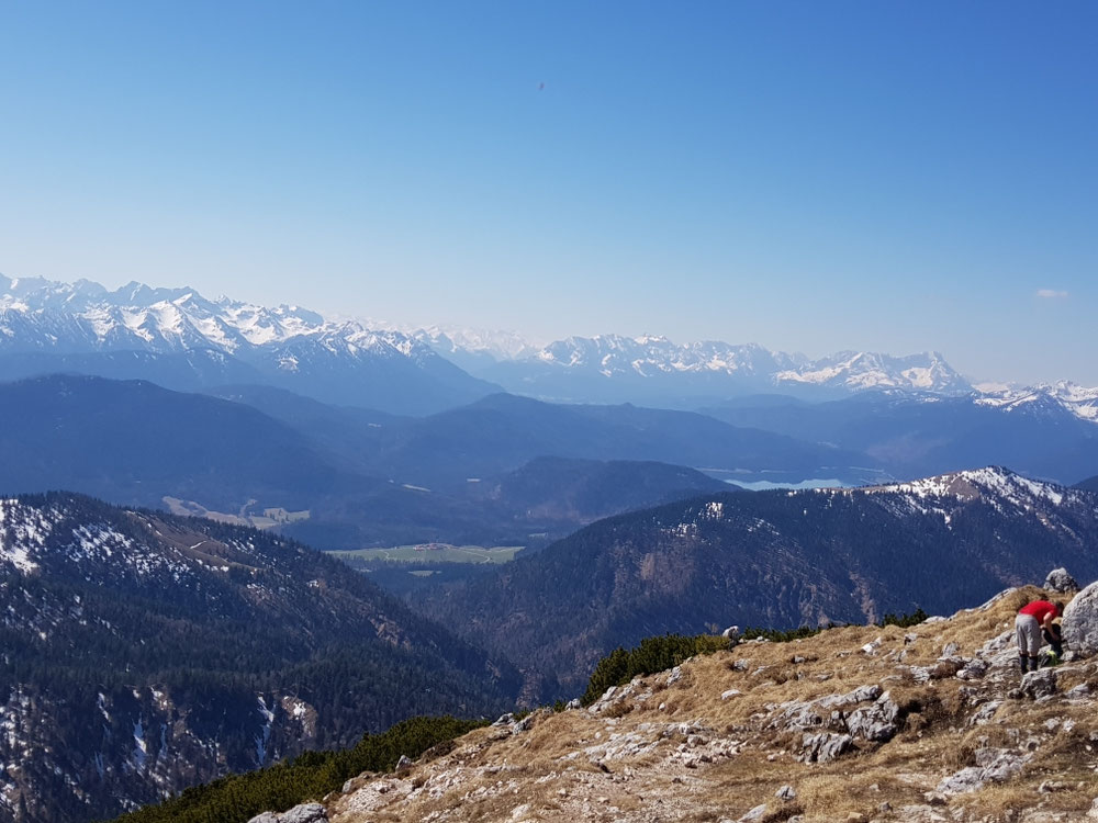 Blick von der Benediktenwand 